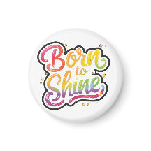 Born to Shine Pride | LGBTQ Regenbogen-Zitat-Kunst