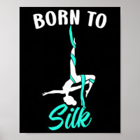 Born To Silk Aerial Silk Tänzerin Turnen Yoga