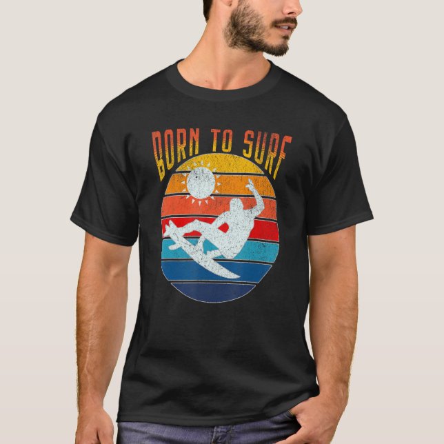 Born To Surf Summer T-Shirt (Vorderseite)