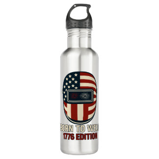 Born To Weld - Water Bottle Edelstahlflasche