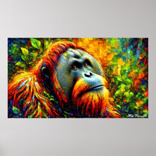 Bornean Orang-Utan 5 Poster