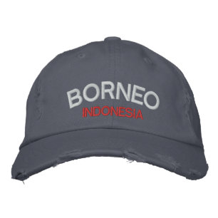 Borneo bestickter Hut