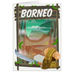 Borneo Jungle Reiseplakat