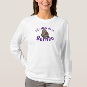 Borneo-Orang-Utan Tier-Reise T-Shirt