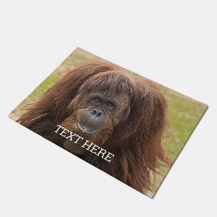 Borneo Orangutan Schöne Fotografie Fußmatte