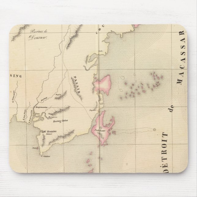 Borneo Ozeanien Nr. 20 Mousepad (Vorne)