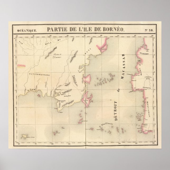 Borneo Ozeanien Nr. 20 Poster (Vorne)