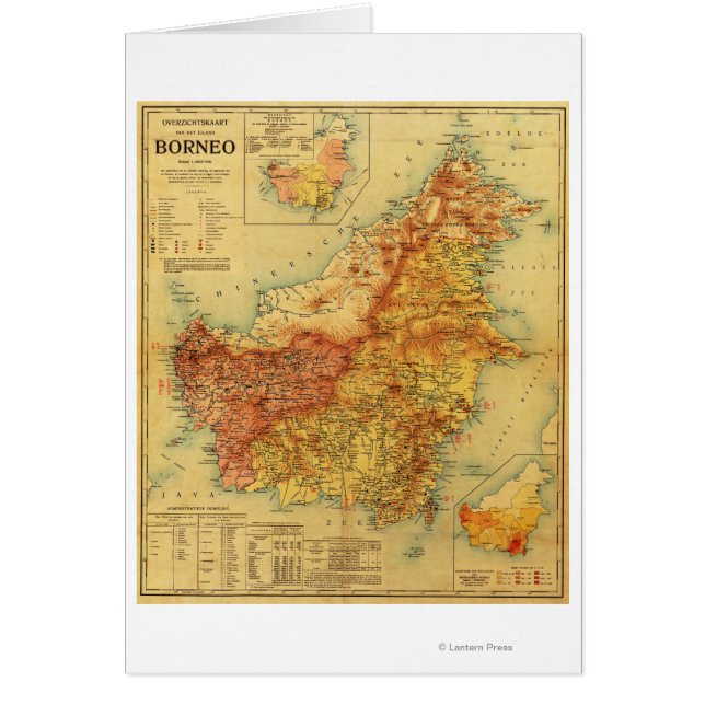 BorneoPanorama KarteBorneo (Vorne)