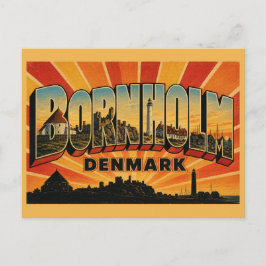 Bornholm Dänemark Rundkirche Postkarte