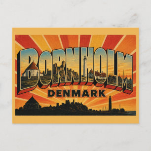 Bornholm Dänemark Rundkirche Postkarte