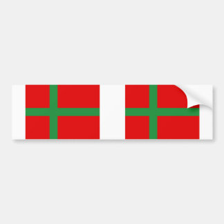 Bornholm-Flagge Autoaufkleber