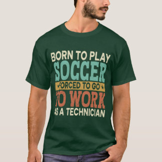 Borno spielt Fußball, erzwungene Arbeit, Sportjung T-Shirt