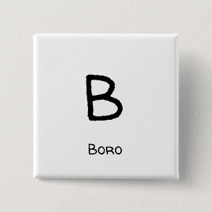 Boro B Button