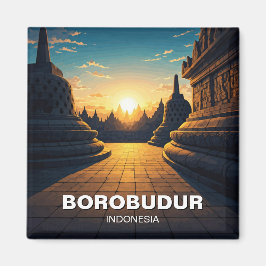 Borobudur Indonesia unesco Welterbe Reise Magnet