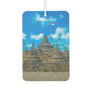 Borobudur, Indonesien - Antiker buddhistischer Tem Autolufterfrischer