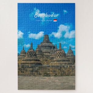 Borobudur, Indonesien - Antiker buddhistischer Tem Puzzle