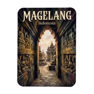 Borobudur Indonesien Magnet