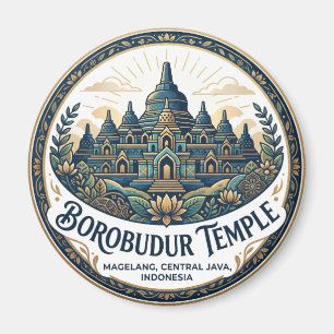 Borobudur-Tempel Indonesien Magnet