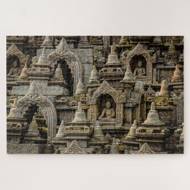Borobudur-Tempelpuzzle Puzzle (Horizontal)