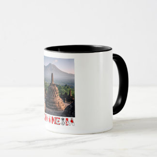 Borobudur Temple - Indonesien Kunst Tasse
