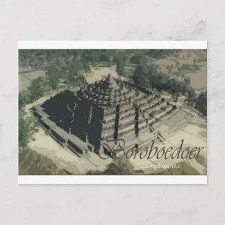 Borobudur Temple Screnary Postkarte