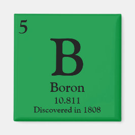Boron Periodic Table Magnet