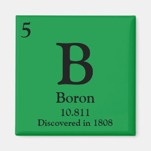 Boron Periodic Table Magnet