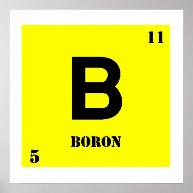 Boron Poster (Vorne)