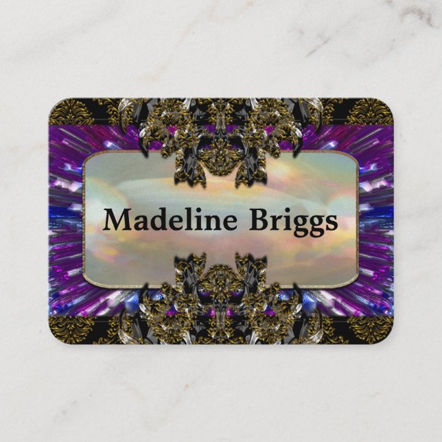 Borpuff 2.5" Elegant Beruflich Visitenkarte (Vorderseite)