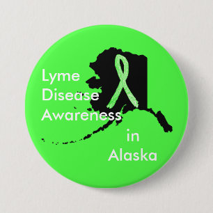Borreliose-Bewusstsein in Alaska Button