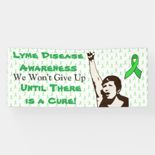 Borreliose-Bewusstseins-Protestschild-Banner Banner