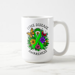 Borreliose-Bewusstseins-Schleife Kaffeetasse