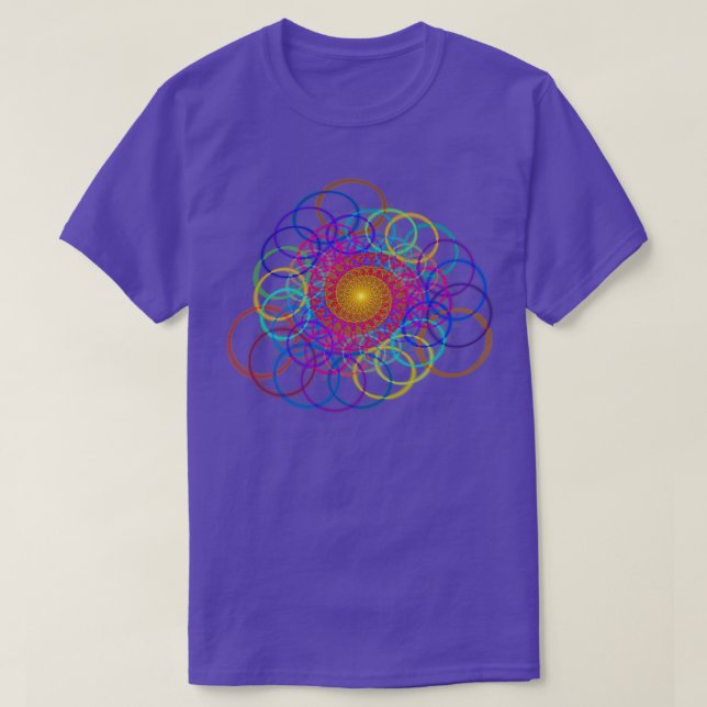 Borromäische Ringspirale T-Shirt (Design vorne)