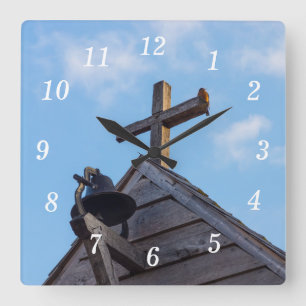 Borromeo Cross 1791 Wall Clock Quadratische Wanduhr