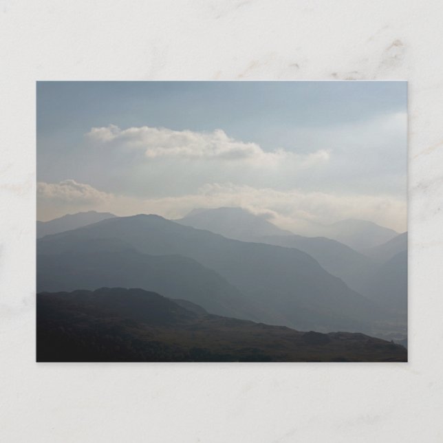 Borrowdale Keswick Lake District England Postkarte (Vorderseite)