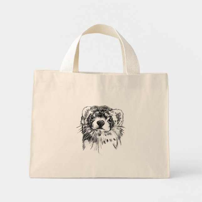 Borsa con furetto mini stoffbeutel (Vorne)