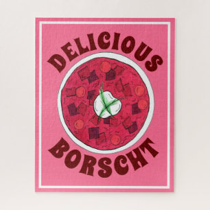 Borscht Eastern European Red Beet Beet Soup Puzzle