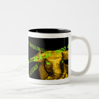 Börse-Kaffee Stier Zweifarbige Tasse