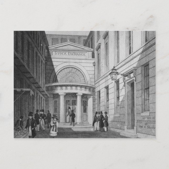 Börse, London, Metropolitan Postkarte (Vorderseite)
