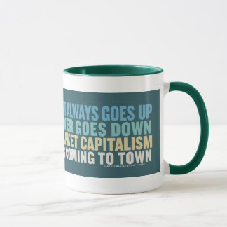 Börsen u. Weihnachtsmann-Tasse Tasse