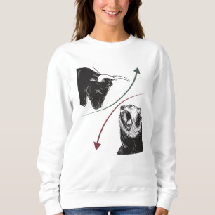 Börsenaktien Börsenkurse als Bärenpreise Sweatshirt