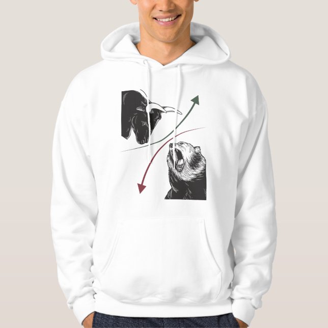 Börsenaktien Börsenkurse Hoodie (Vorderseite)
