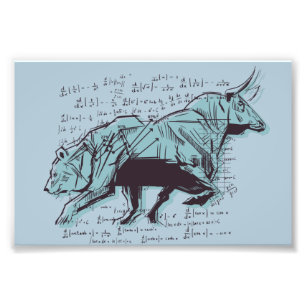 Börsenanalyse Fotodruck