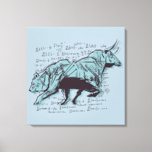 Börsenanalyse Leinwanddruck