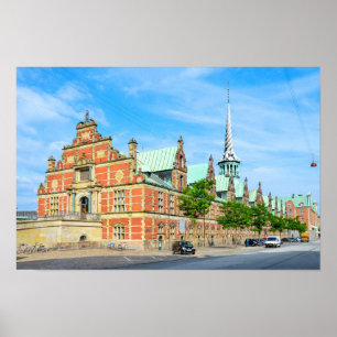 Börsengebäude, Kopenhagen, Dänemark Poster