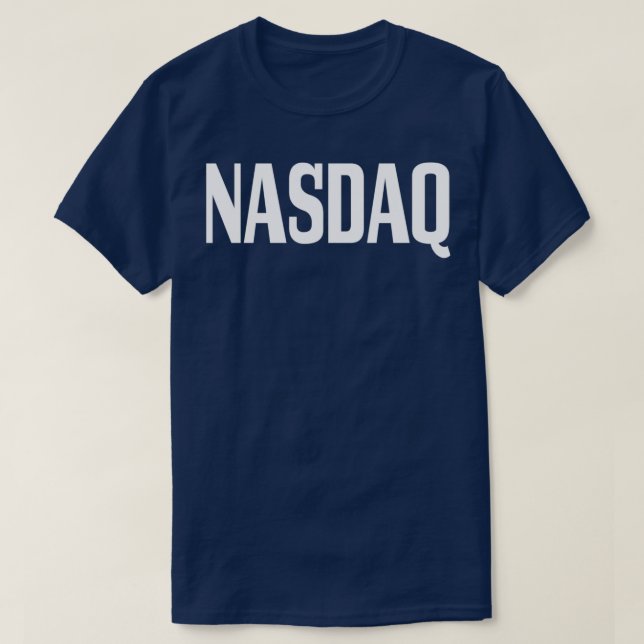 Börsenhandel der Nasdaq T-Shirt (Design vorne)