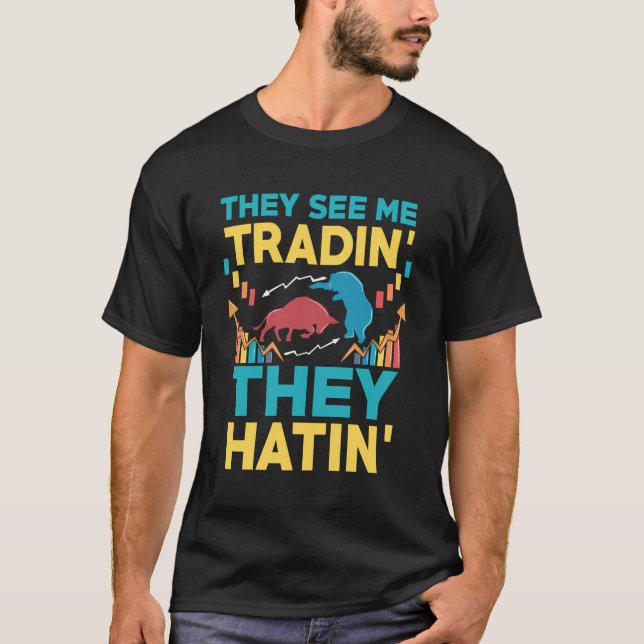 Börsenhändler Devisen T-Shirt (Vorderseite)
