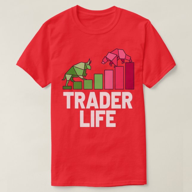 Börsenhändler Forex Trader Investor Trading T-Shirt (Design vorne)