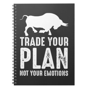 Börsenhändler für Ihren Börsenplan Notizblock