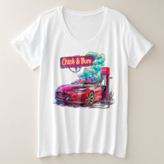 Börsenkrach & Brennen, EV Elon Musk z.B. Große Größe T-Shirt